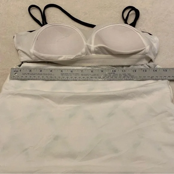 Lime Ricki Black and White Polka Dot Multicolor Parrot Bikini Top - Picture 12 of 15